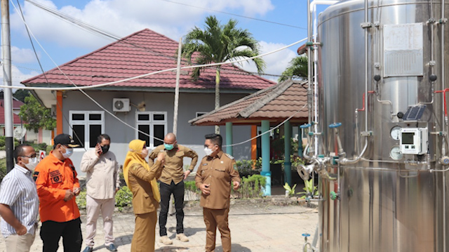 
 Rendi Cek Pasokan Gas Oksigen di RSUD Abadi Samboja