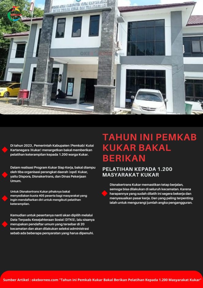 
Tahun Ini Pemkab Kukar Bakal Berikan Pelatihan Kepada 1.200 Masyarakat Kukar