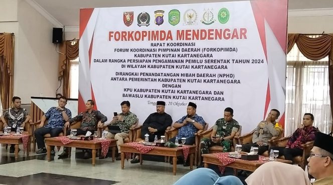 
Abdul Rasid Ikuti Rakor Forkompimda Terkait Pengamanan Pemilu Serentak tahun 2024