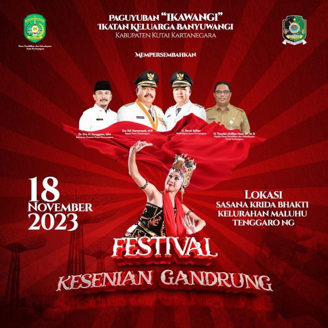 
Festival Kesenian Gandrung, Rendi Solihin Sambut Positif Berkembangnya Kebudayaan Nusantara di Kukar