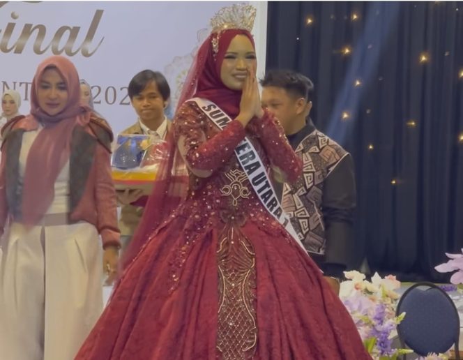 
Fadhilah Tsaqila Puteri Asal Sumatera Utara Terpilih Menjadi Puteri Muslimah Nusantara 2023