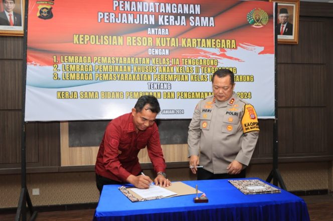 
Lapas Tenggarong Gandeng Polres Kukar Untuk Ciptakan Kondisi Aman