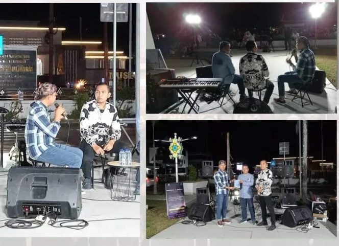 
Teks foto : Kegiatan Kesenian di Taman Titik Nol (istimewa)
