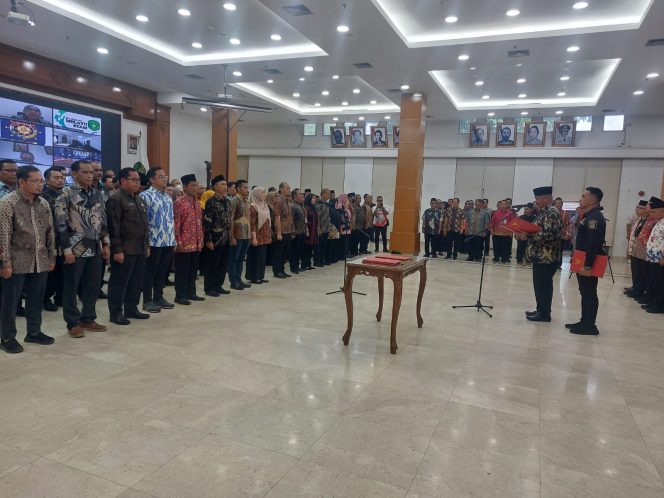 
Teks foto : Suasana Pelantikan tadi pagi (istimewa)