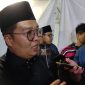 Teks foto : Wakil Bupati Kutai Kartanegara Rendi Solihin saat memberikan sambutan di acara safari Ramadhan (angga/okeborneo.com)