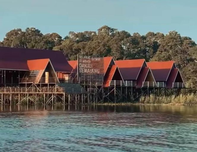 
Teks foto : Homestay di Danau Semayang (istimewa/sumber foto IG Pokdarwis Dikmalestari) 