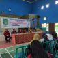 Teks foto : Suasana sosialisasi dan pendampingan sertifikasi halal di desa bakti (Angga/okeborneo.com)