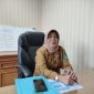 Teks foto : Kepala Bidang Perlindungan Perempuan dan Khusus Anak DP3A Kukar, Marhaini, (Angga/okeborneo.com)