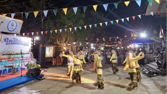 
Suasana Festival Kampong Kuliner Tradisional V di Gang 7, Kelurahan Baru. (Rizka/Okeborneo)