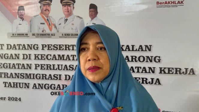 
Kabid Perencanaan dan Penempatan Tenaga Kerja Distransnaker Kukar, Syarifah Rosita