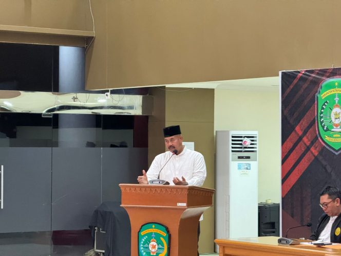 
Edi Damansyah saat memaparkan capaian Pemkab Kukar 