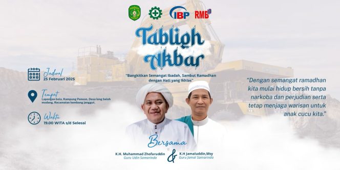
Teks foto : Flyer Tablig Akbar (angga/okeborneo.com) 