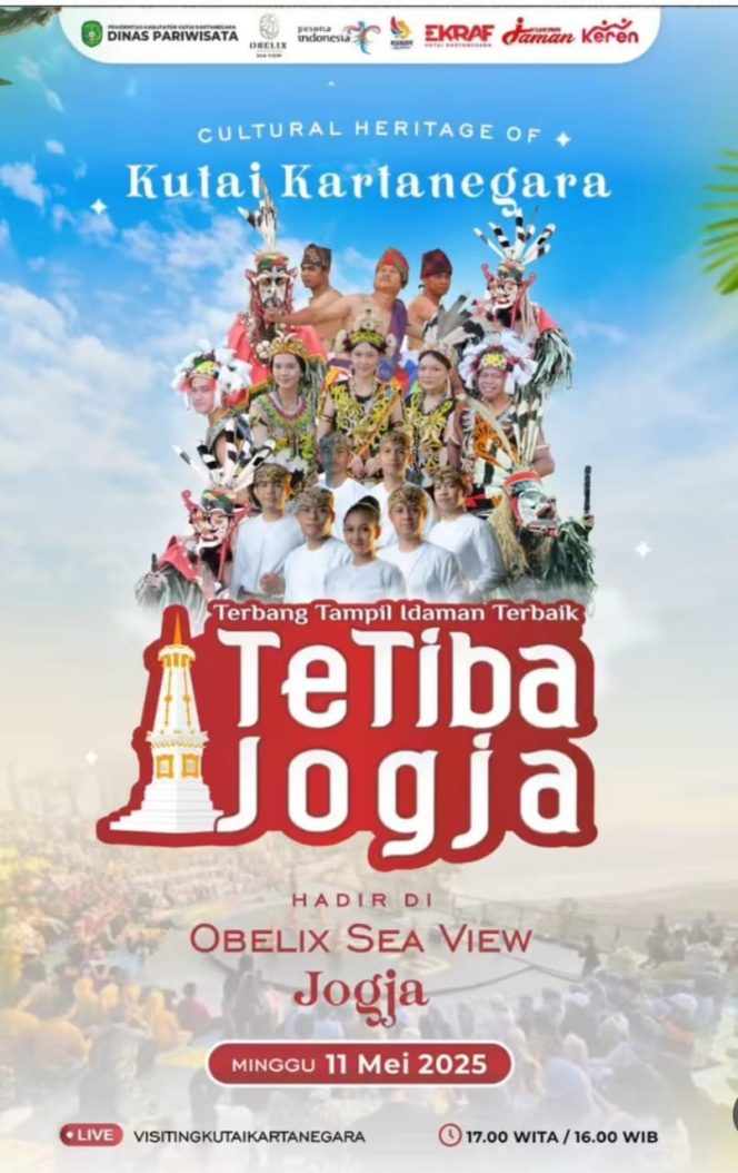 
Dispar Kukar Bawa Budaya Lokal ke Yogyakarta Lewat TeTiba Jogja di Obelix Sea View
