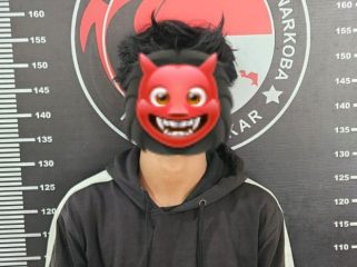 Tersangka berinisial MS diamankan Satresnarkoba Polres Kukar terkait kepemilikan sabu 2 gram di Sangasanga. (Sumber: Humas/Polres Kukar)