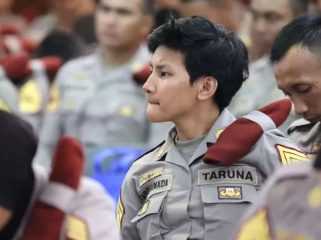 Ipda Fabiola Umaida saat masih menjalani pendidikan taruna kepolisian sebelum lulus dan bertugas sebagai perwira di Polres Kutai Kartanegara. (Istimewa/Instagram Ipda Fabiola Umaida)
