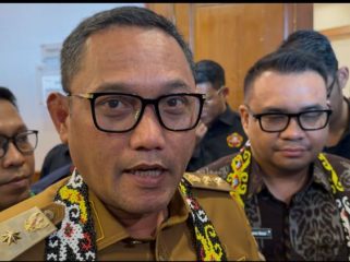 Wakil Gubernur Kaltim, Seno Aji, saat menghadiri Temu Karya Karang Taruna Provinsi Kalimantan Timur di Tenggarong. (Angga/okeborneo.com)