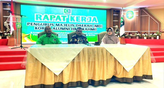 
Rapat Kerja Daerah MD KAHMI Kukar di Gedung Serbaguna DPRD Kukar, Sabtu (13/6/2026). (Angga/okeborneo.com)
