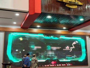 Peluncuran SP2D Online Kukar di Pendopo Odah Etam, Tenggarong, Rabu, 17 Juni 2026. Sistem ini diterapkan untuk mempercepat proses pencairan dana daerah secara digital. (Angga/okeborneo.com)