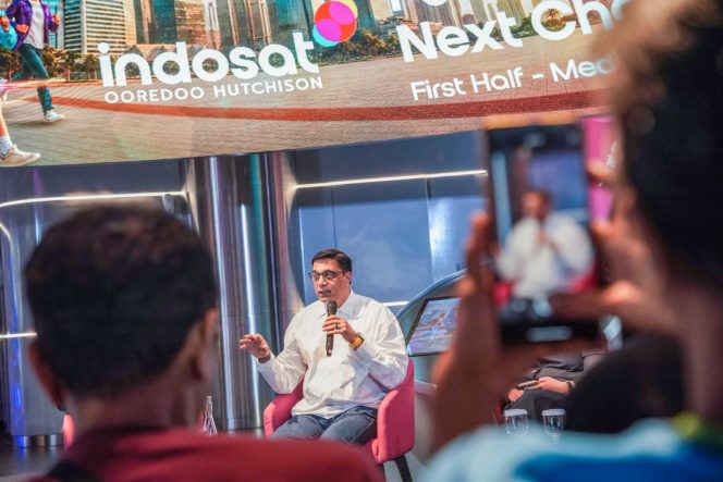
Suasana pemaparan kinerja semester I 2026 Indosat Ooredoo Hutchison di hadapan media. (Dok. Indosat Ooredoo Hutchison)W