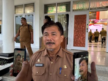 Sekretaris Daerah Kukar sekaligus Koordinator Satgas MBG Kukar, Sunggono. (Angga/okeborneo.com)