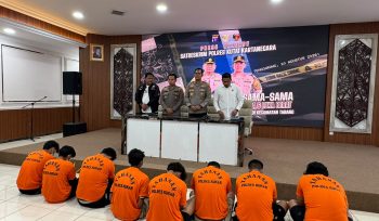 9 tersangka keributan Tabang Kukar