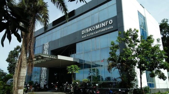 Gedung Kantor Dinas Komunikasi dan Informatika Kutai Kartanegara di Tenggarong. (Istimewa)