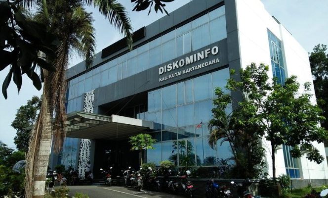 
Gedung Kantor Dinas Komunikasi dan Informatika Kutai Kartanegara di Tenggarong. (Istimewa)