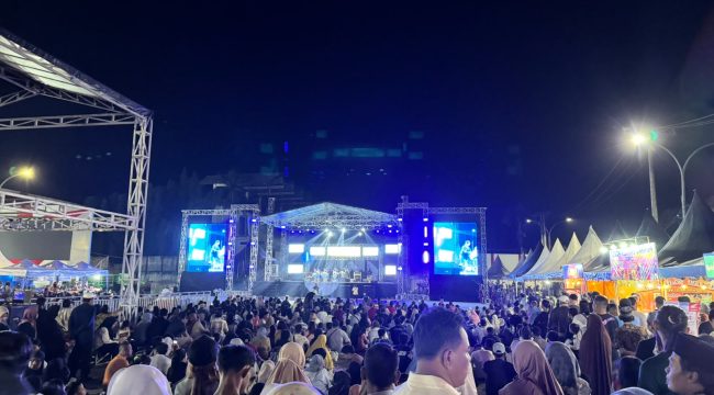 Suasana Panggung Seni Expo Erau tahun 2026 (Angga/okeborneo.com)