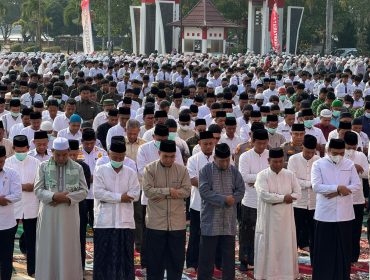 Suasana Sholat Istisqa (Angga/okeborneo.com)
