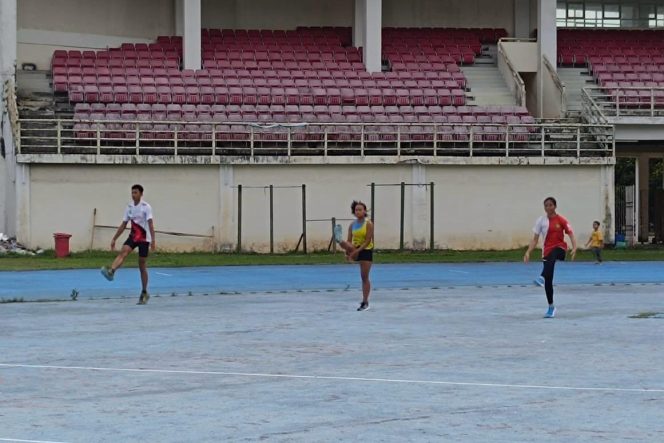 
Atlet Kukar sedang berlatih (istimewa)