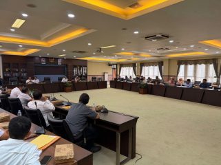 Suasana RDP diruang Banmus DPRD Kukar (Angga/okeborneo.com)