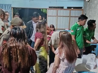 Satpol PP Kukar melaksanakan rajia di tempat hiburan di Kota Bangun (Istimewa)